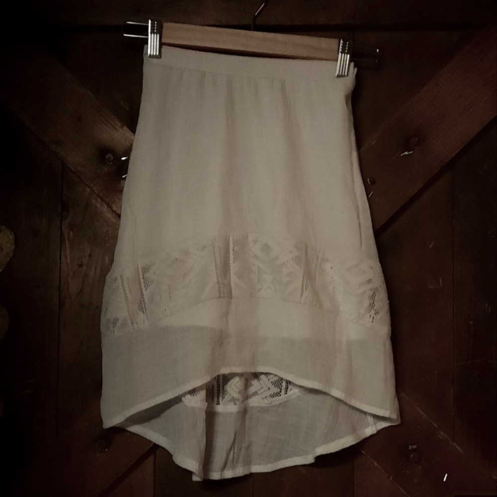 🍀3/15 Girls white Western Amy Byer Skirt